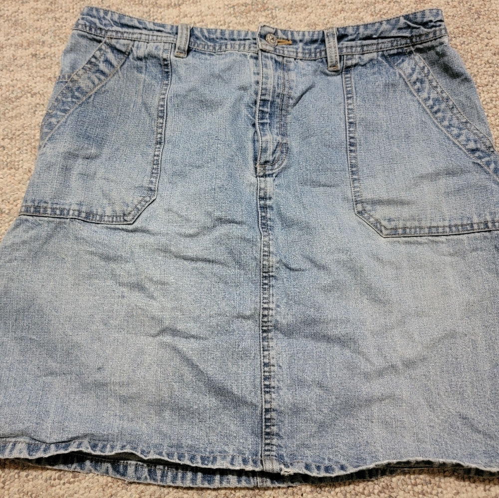 Faded Glory Jean Skirt